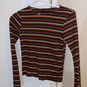 Multicolored striped top from dillards